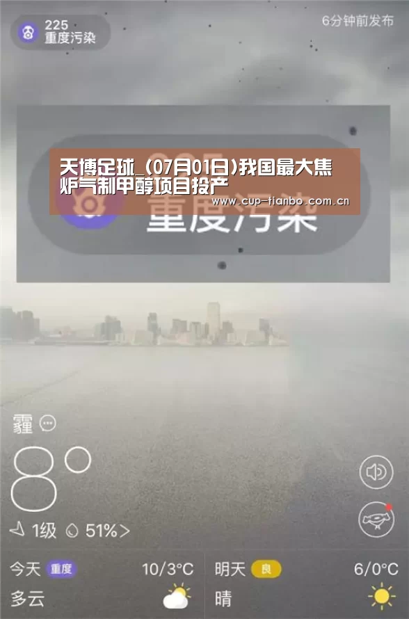 天博足球_(07月01日)我国最大焦炉气制甲醇项目投产(图1) 天博体育手机版